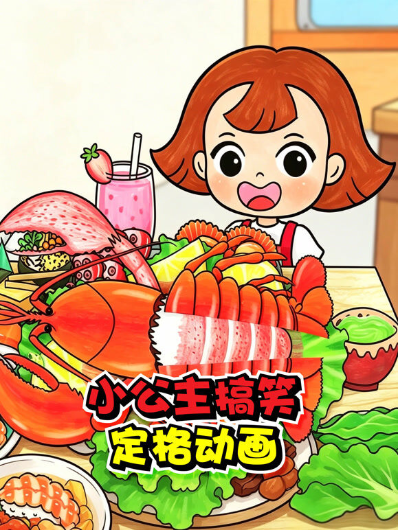 小公主搞笑定格动画