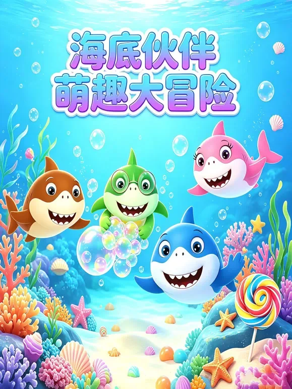 海底伙伴萌趣大冒险动漫海报