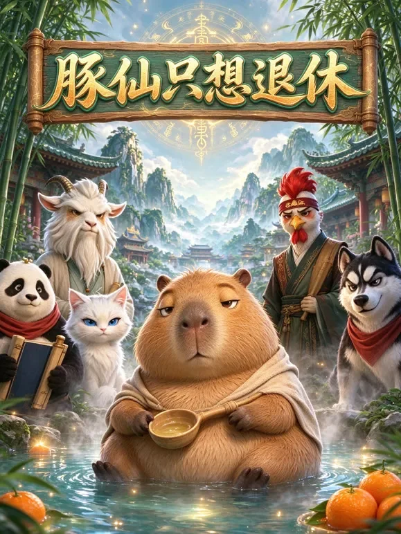 豚仙只想退休动漫海报