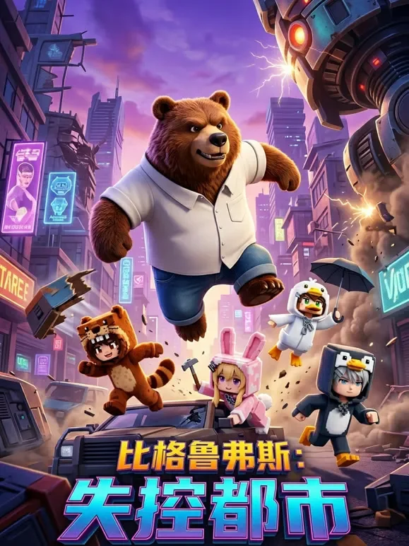 比格鲁弗斯：失控都市动漫海报