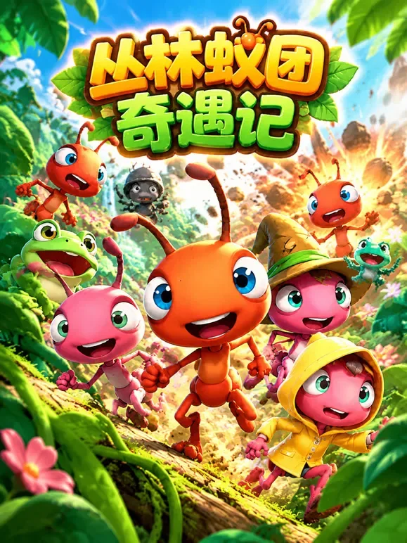 丛林蚁团奇遇记动漫海报