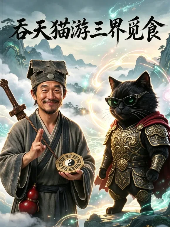 吞天猫游三界觅食动漫海报