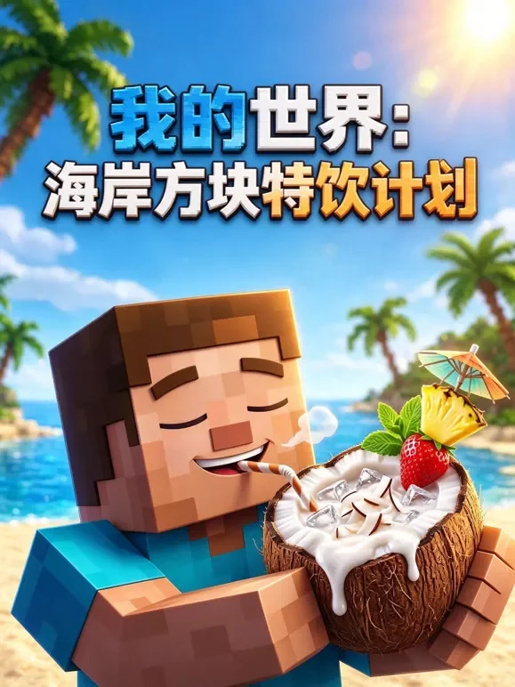 我的世界：海岸方块特饮计划动漫海报