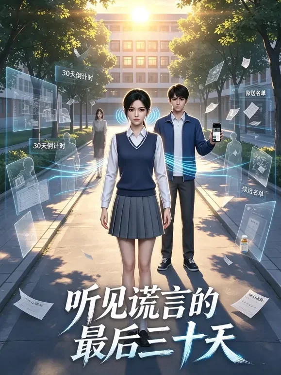 听见谎言的最后三十天动漫海报