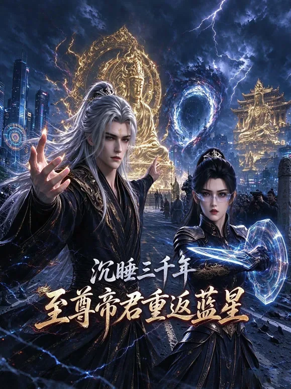 沉睡三千年，至尊帝君重返蓝星动漫海报