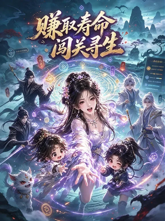 赚取寿命，闯关寻生动漫海报
