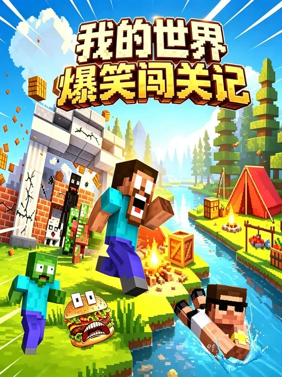 我的世界爆笑闯关记动漫海报