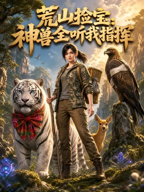 荒山捡宝：神兽全听我指挥动漫海报