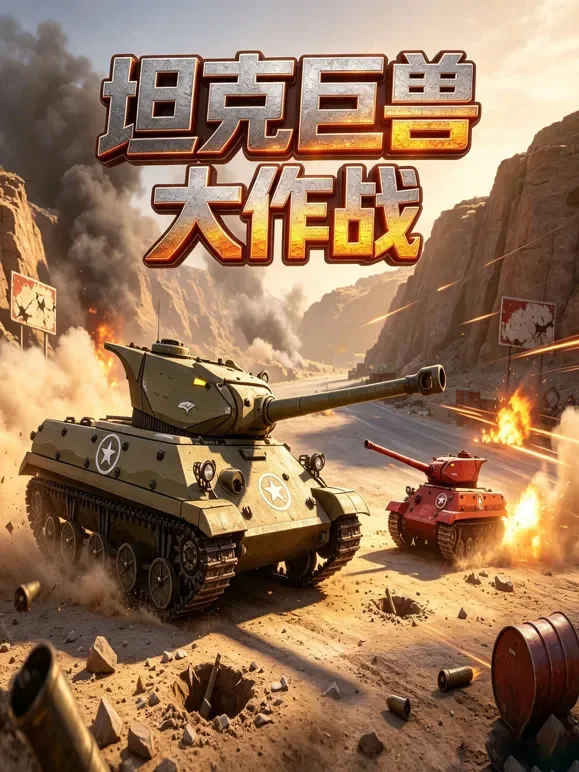 坦克巨兽大作战动漫海报