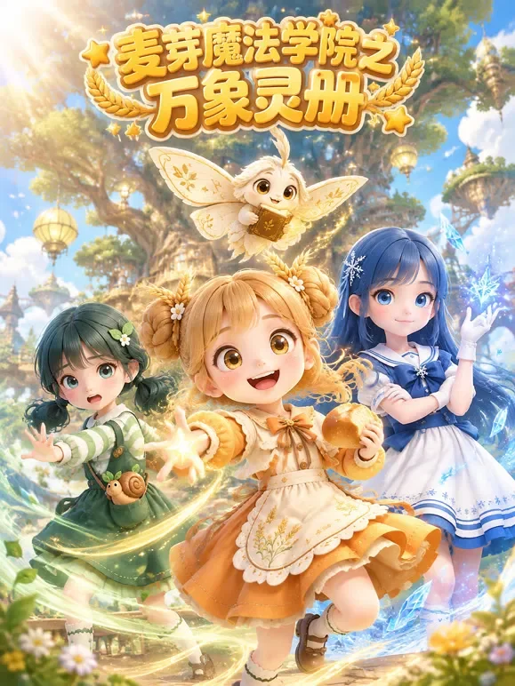 麦芽魔法学院之万象灵册动漫海报