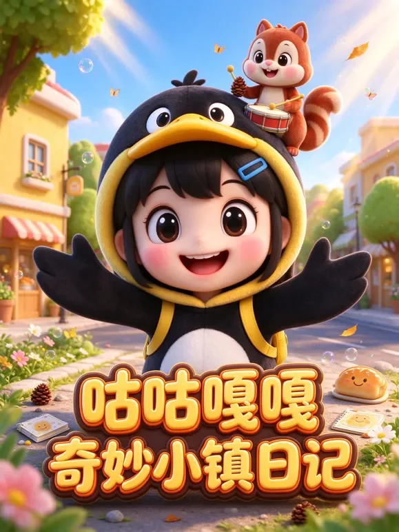 咕咕嘎嘎奇妙小镇日记动漫海报