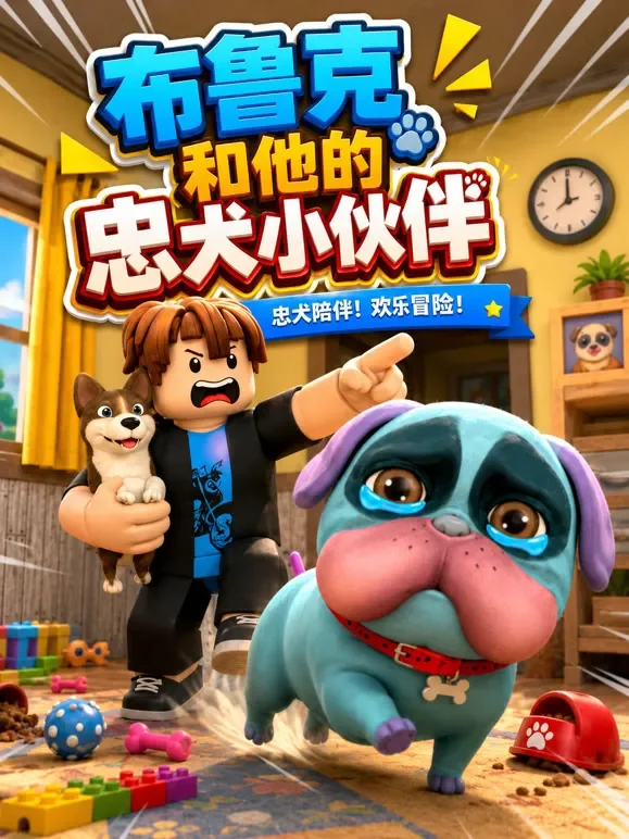 布鲁克和他的忠犬小伙伴动漫海报