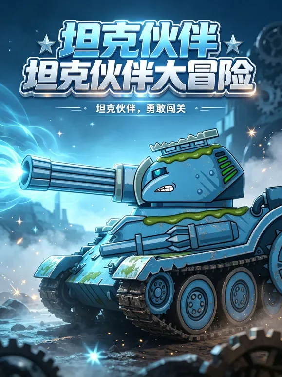 坦克伙伴大冒险动漫海报