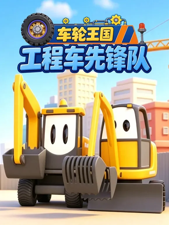 车轮王国之工程车先锋队动漫海报
