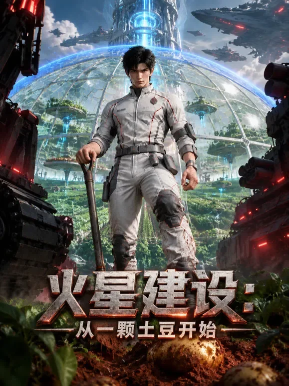火星建设：从一颗土豆开始动漫海报