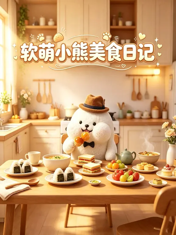 软萌小熊美食日记动漫海报