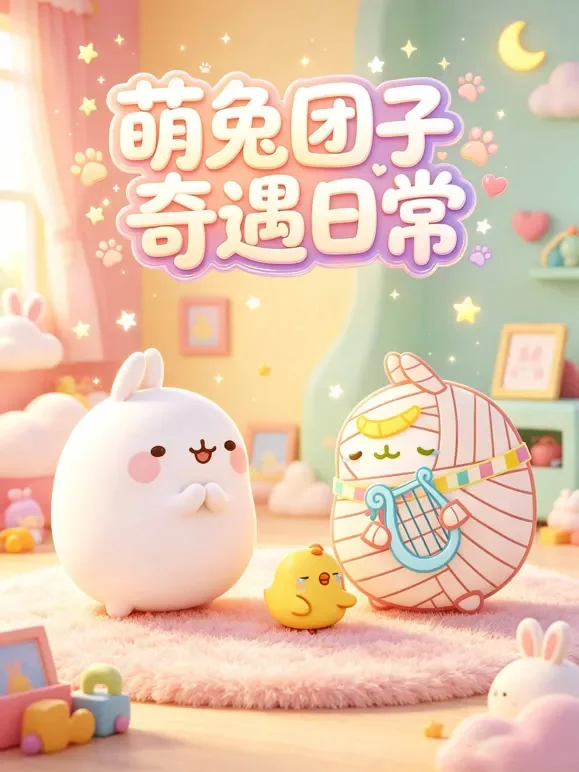 萌兔团子奇遇日常动漫海报