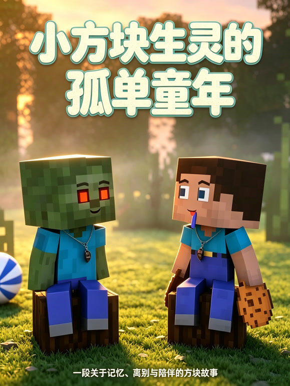 小方块生灵的孤单童年