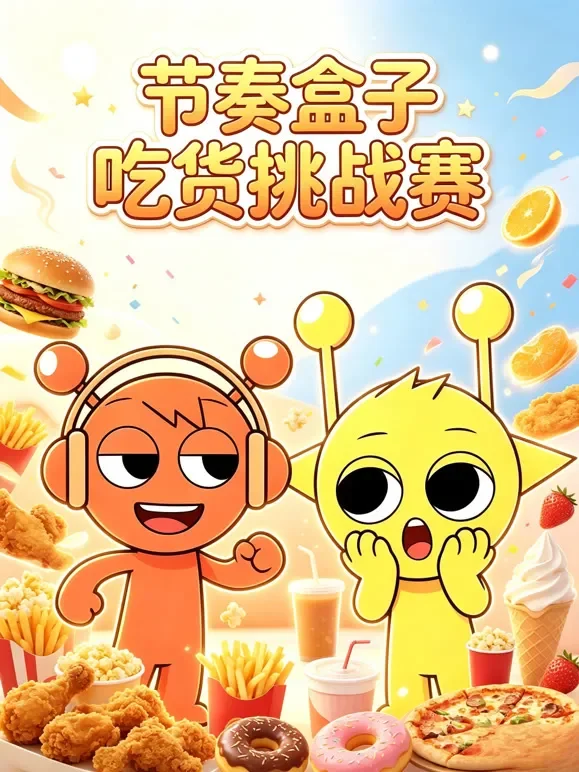 节奏盒子吃货挑战赛动漫海报