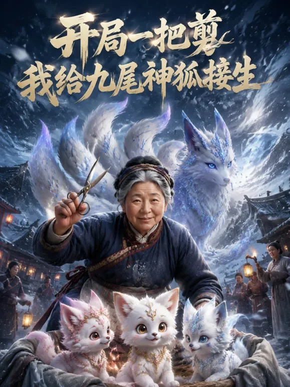 开局一把剪，我给九尾神狐接生动漫海报