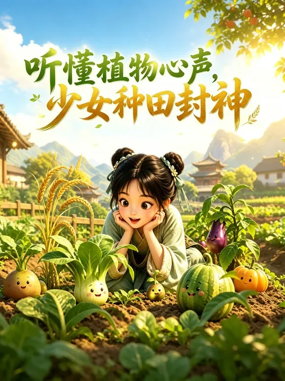 听懂植物心声，少女种田封神动漫海报