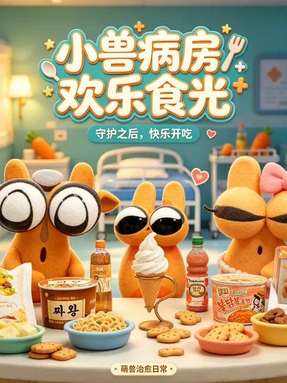 小兽病房欢乐食光动漫海报