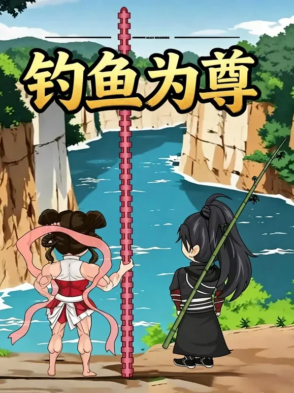 钓鱼为尊动漫海报