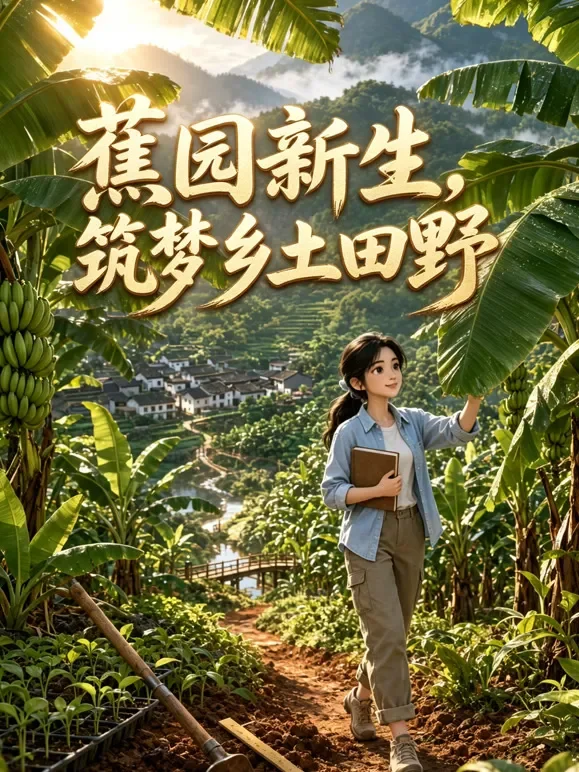 蕉园新生，筑梦乡土田野动漫海报