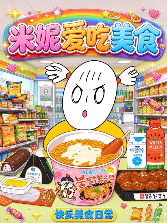米妮爱吃美食动漫海报