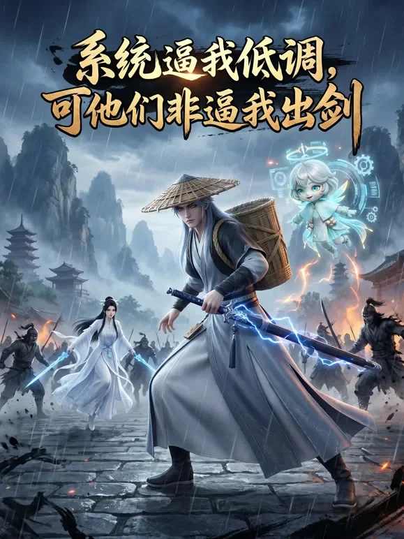 系统逼我低调，可他们非逼我出剑动漫海报