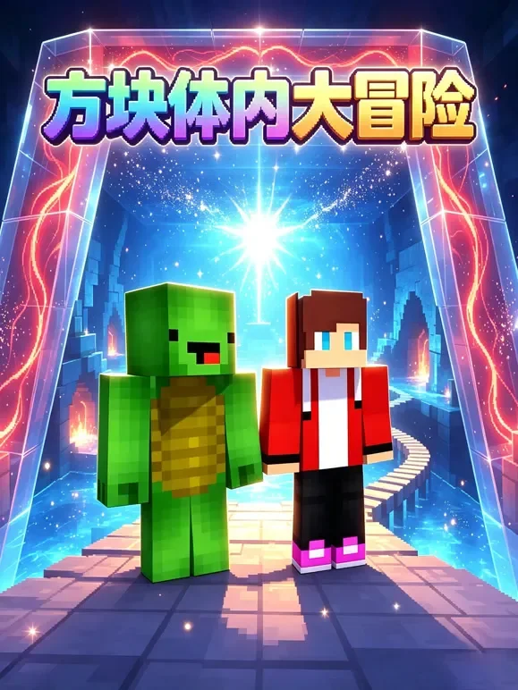 方块体内大冒险动漫海报