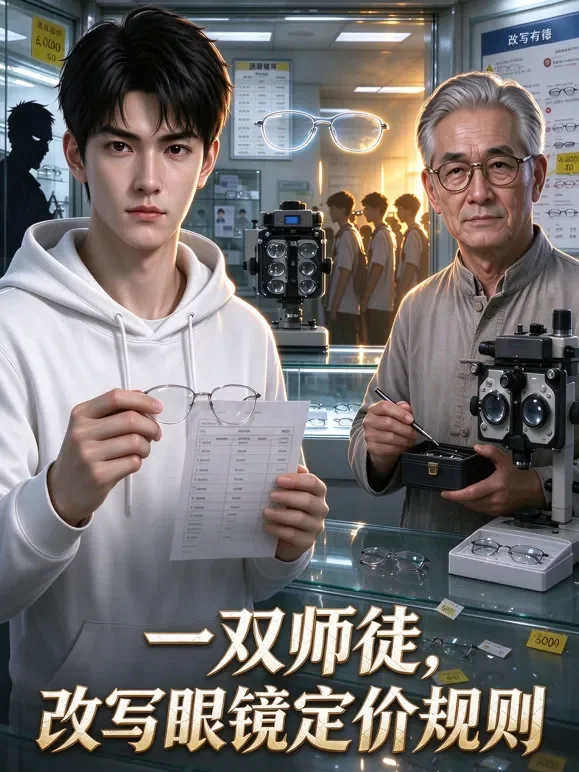 一双师徒，改写眼镜定价规则动漫海报