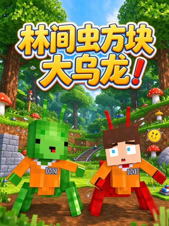 林间虫方块大乌龙动漫海报