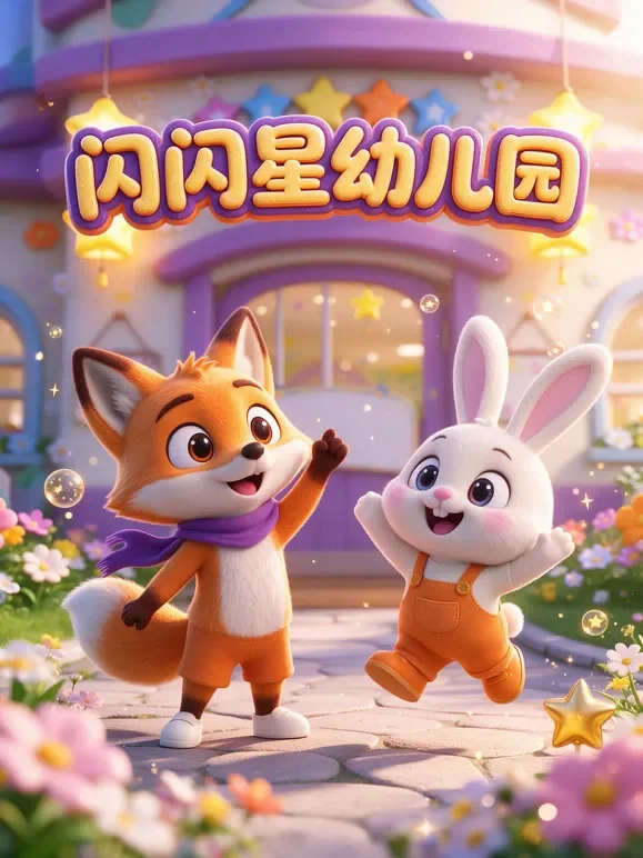 闪闪星幼儿园动漫海报