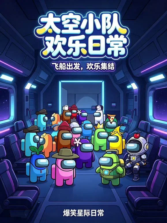 太空小队欢乐日常动漫海报