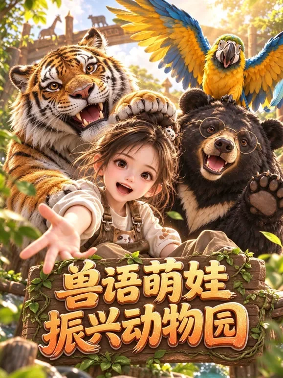 兽语萌娃振兴动物园动漫海报