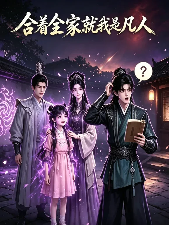 合着全家就我是凡人动漫海报
