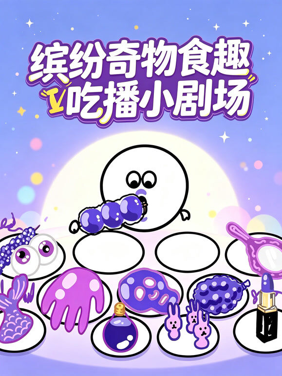 缤纷奇物食趣吃播小剧场