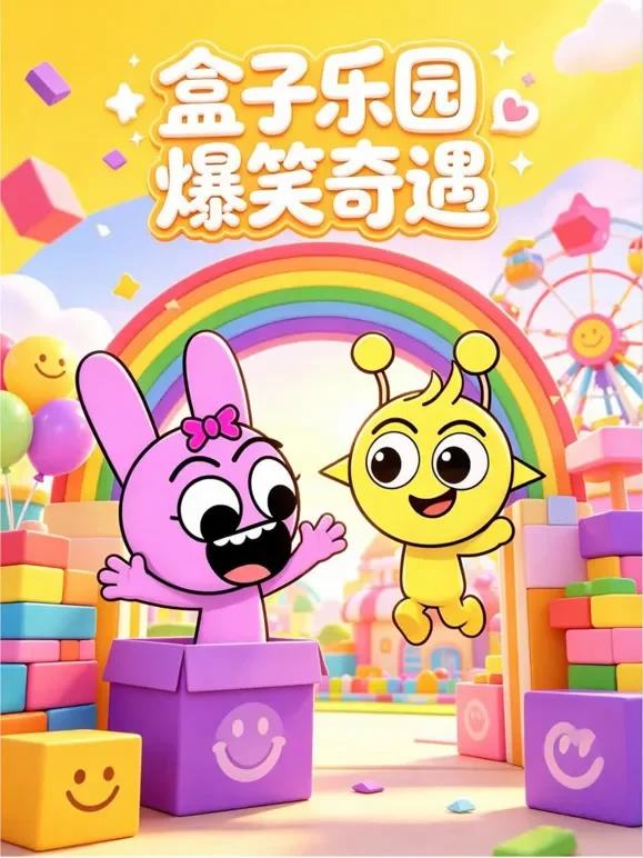 盒子乐园爆笑奇遇动漫海报