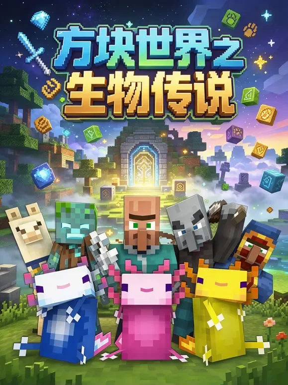 方块世界之生物传说动漫海报