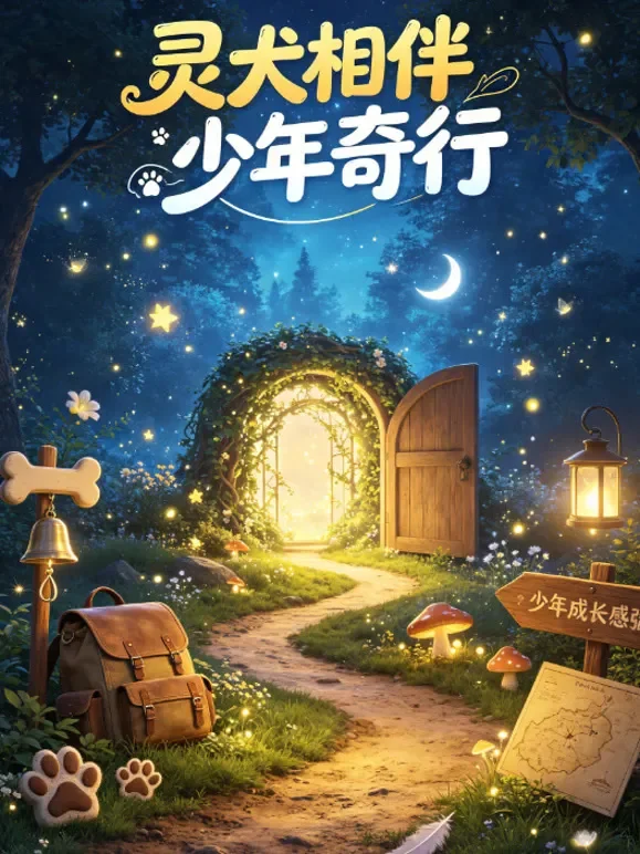 灵犬相伴少年奇行动漫海报