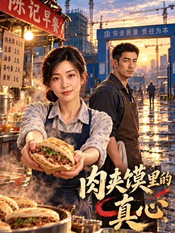 肉夹馍里的真心动漫海报