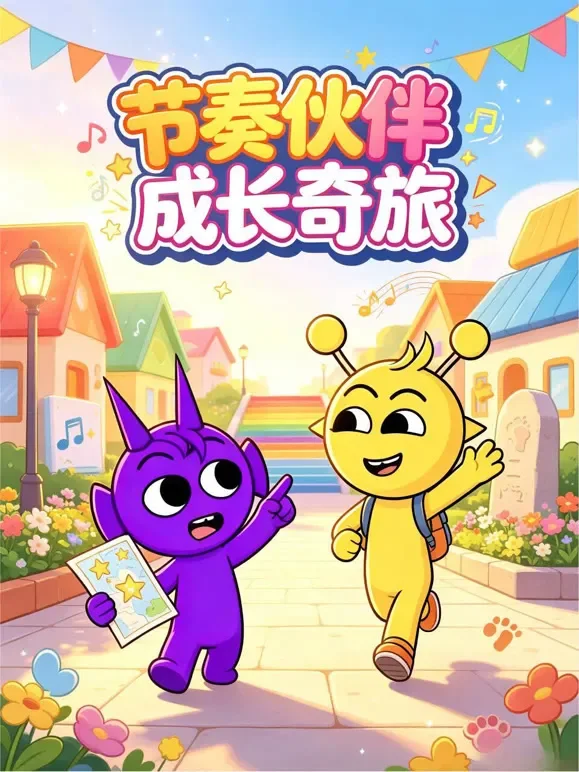 节奏伙伴成长奇旅动漫海报