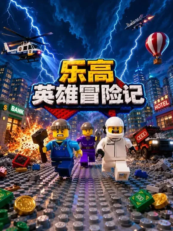 乐高英雄冒险记.动漫海报