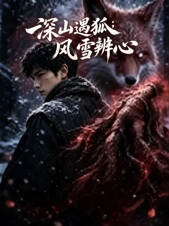 深山遇狐，风雪辨心动漫海报