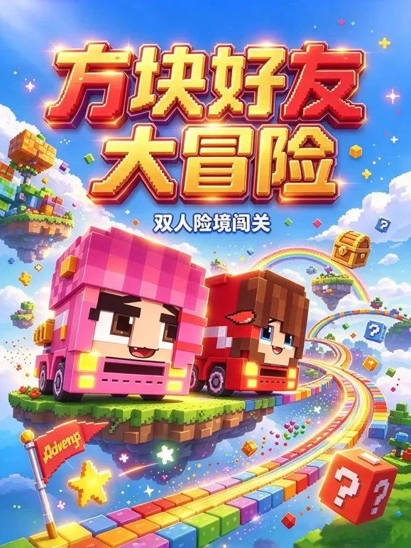 方块好友大冒险动漫海报