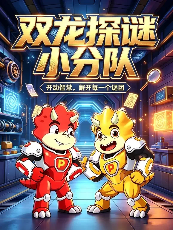 双龙探谜小分队动漫海报