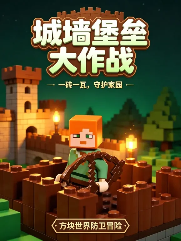 城墙堡垒大作战动漫海报