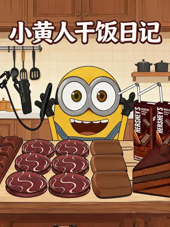 小黄人干饭日记动漫海报