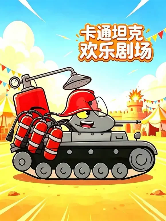 卡通坦克欢乐剧场动漫海报